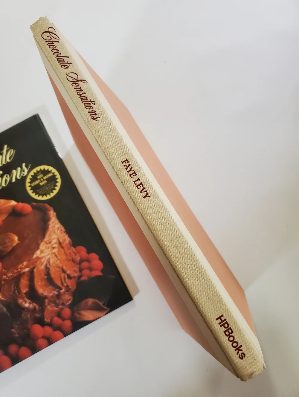 Faye Levy's Chocolate Sensations Chocolate Dessert Cookbook Hardcover Vintage